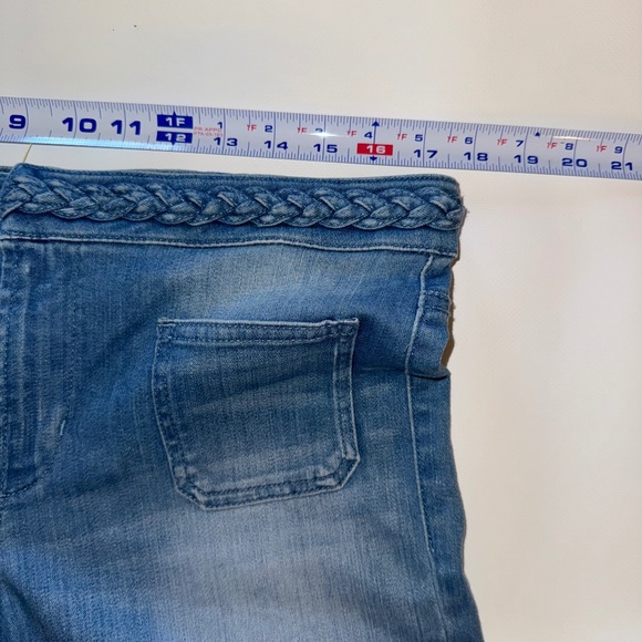 GUESS L.A. Braided Waist JEANS 70's FLARE LEG Braided sz 31 12 - Picture 8 of 12